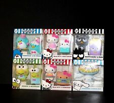 Hello Kitty & Friends-Sanrio Dream Complete Set-2pc Midnight Snack Figures- 8+