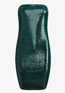 NWT! EXPRESS Body Contour Sequin Strapless Mini Sheath Dress Green Teal Medium M - Picture 1 of 12