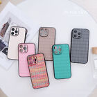 Colorful Woven For iPhone 15 14 11 12 13 Pro Max Fabric Case Cover