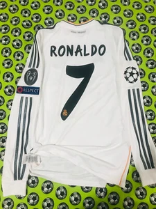 Adidas Real Madrid Soccer Football Jersey Final Champions 2014 Cristiano Ronaldo - Picture 1 of 6