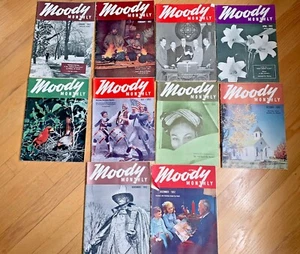 10-1952 MOODY MONTHLY Magazine MOODY BIBLE INSTITUTE Evangelical School Chicago - Foto 1 di 12
