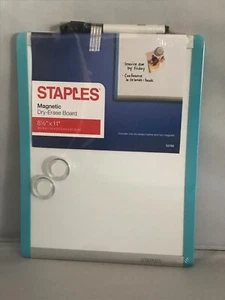 Staples Magnetic Dry-Erase Board with Magnets & Marker 81/2" x 11", (52706) - Picture 1 of 4