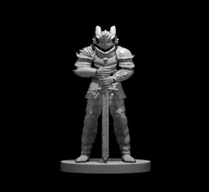 Paladin of the Ancients/ mz4250/ 25mm Scale Miniature/ Pathfinder/ D&D/ TTRPG - Picture 1 of 1