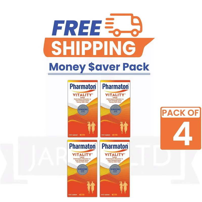 Pharmaton Vitality Multivitamins & Minerals 100 Caplets EXP-07/2026