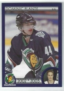 2002-03 Shawinigan Cataractes (QMJHL) Dominic Plante