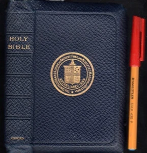 1930 Leather & Gilt Freemason's HOLY BIBLE United GRAND LODGE VICTORIA in EC - Picture 1 of 7