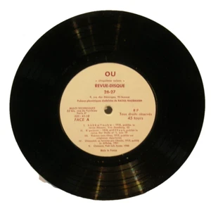 "REVUE-DISQUE" 45 GIRI DISCO #26-27 DALLA "CINQUIEME SAISON" HAUSMAN, CHOPIN - Foto 1 di 7