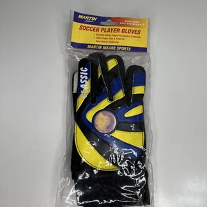 Martin Sports Soccer Goalie Gloves Pro Mark Model SGG20-AM Adult Size Medium 9 - Picture 1 of 10