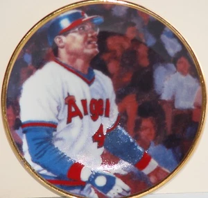 REGGIE JACKSON California Angels Gartlan USA 3 1/4" Plate 1986 "Roundtripper" - Picture 1 of 5