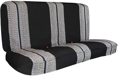 Leader Accessories Saddle Blanket Black Full Size Pickup Trucks Bench Seat Cover - Image 1 of 4