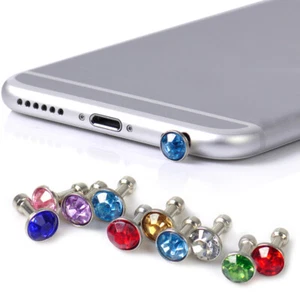 10X 3.5mm Prise jack d'écouteur casque Bouchon anti-poussière Téléphone FR - Zdjęcie 1 z 5
