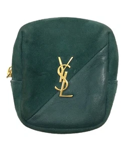 Saint Laurent Paris Jamie Cube Charm YSL Cassandra Azul Auténtico - Imagen 1 de 24