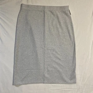 Antigua Falda Maxi Columna Azul Marino Acogedora Para Mujer 2X Gris Brezo Claro Cepillado Costilla Francesa - Imagen 1 de 10