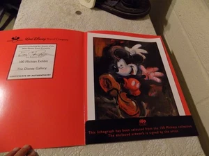 RARE Disney Mickey Mouse Dancing in the Rain Signed Lithograph Eric C. Robinson - Picture 1 of 6