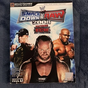 WWE SmackDown Vs Raw 2008 BradyGames Signature Series Guide PS2 & Xbox - Imagen 1 de 11