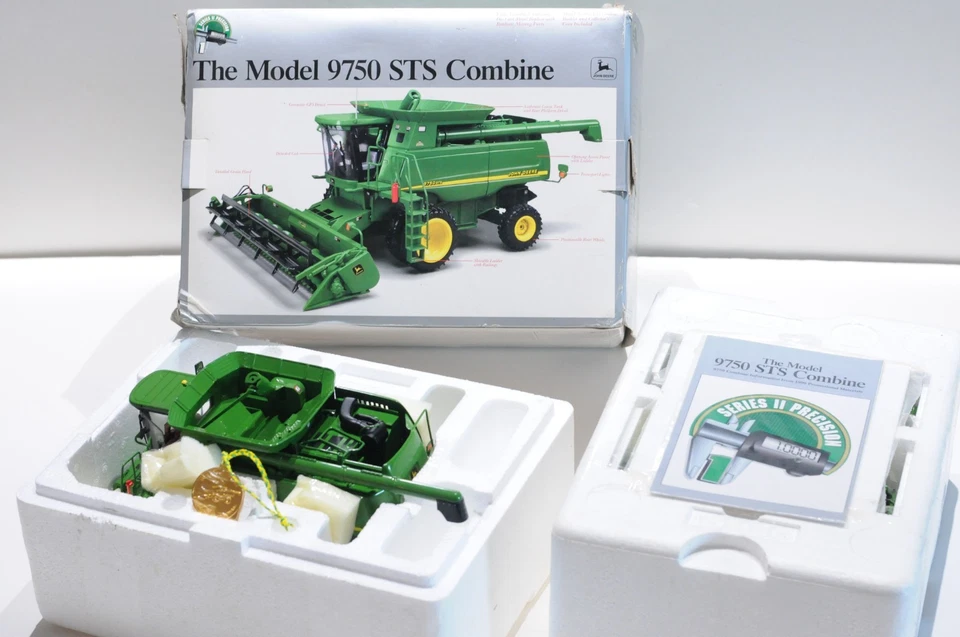 ERTL SERIES II PRECISION JOHN DEERE 9750 STS COMBINE SCALE 1:32 DIECAST NEW - Image 1 of 4