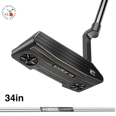 COBRA Grandsport-35 3D Printed Putter 34" 2024 Model KBS CT TOUR  Plumbers Neck - Image 1 of 4