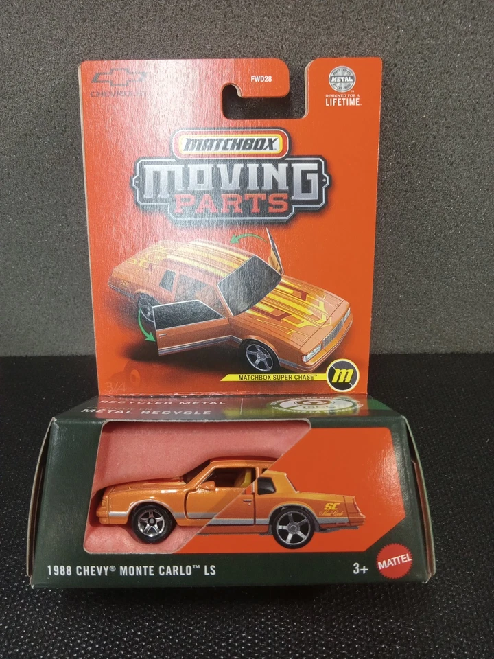Matchbox 2025 piezas móviles Chevy Monty Carlo Super Chase Foto 1 de 1