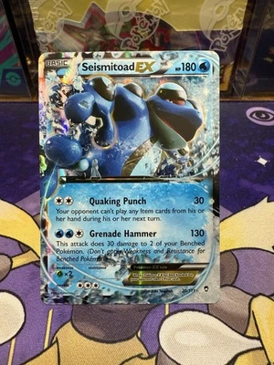 Seismitoad EX 20/111 XY - Furious Fists Holo - Image 1 of 2