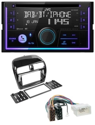 JVC MP3 USB 2DIN DAB Bluetooth CD Autoradio für Mitsubishi SpaceStar Mirage ab 1 - Bild 1 von 4