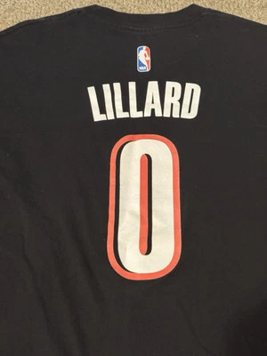 Damian Lillard Longsleeve Shirt 2XL XXL Portland Trailblazers Blazers Adidas Men - Image 1 of 4