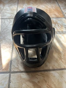 Pro Force Mixed Martial Arts Mask Headgear Hook & Loop Backstrap Size Medium - Picture 1 of 6