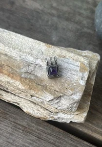 Lori Bonn Sterling Silver Pendant with Amethyst - Picture 1 of 3