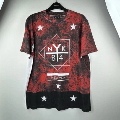 Camiseta Twisted Soul Para Hombre Mezcla Poliéster Nueva York Talla M Foto 1 de 4