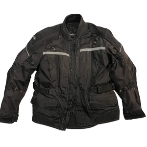 Tourmaster Transition Series 2 Motorcycle Jacket Size Large/44 Black Preowned - Picture 1 of 10