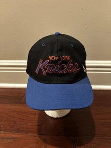 Rare Vintage New York Knicks Snapback Hat-Spellout-Front&Back - Picture 1 of 9