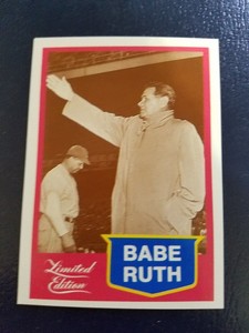 Babe Ruth New York Yankees 1989 Limited Edition CMC CMG #9 Oddball NM