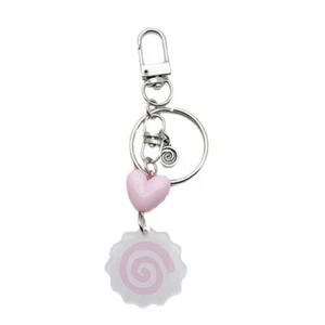 Adorable Fish Plate Heart Shape Key Holder Bag Decoration Colorful Key Rings - Zdjęcie 1 z 8