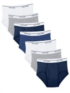 Fruit Of The Loom Boys' Eversoft Assorted Briefs, 7 Pack Size XS 7 - Picture 1 of 1