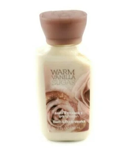 Bath & Body Works Shea & Vitamin E Bodylotion warme Vanille 3,0 Oz. Verkäufer aus den USA - Bild 1 von 8