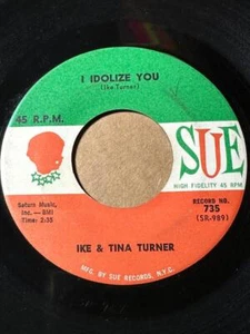 IKE & TINA TURNER Sue 735 I IDOLIZE YOU / LETTER FROM TINA VG/VG+ LISTEN - Bild 1 von 1