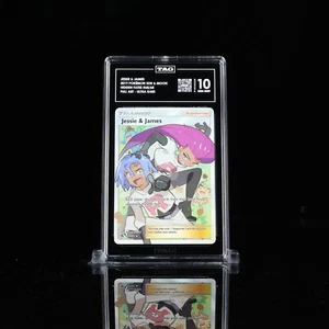 Jessie & James (Full Art) 68/68 Hidden Fates Holo TAG 10 Pokemon Slab - Picture 1 of 2