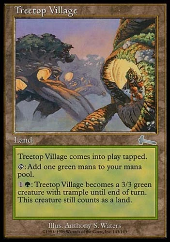 1x Treetop Village Urza's Legacy MtG Magic Land Uncommon 1 x1 Card Cards MP - Image 1 of 1