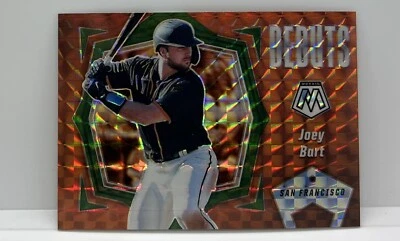 2021 Panini Mosaic #PD3 Joey Bart Debuts Green San Francisco Giants - Image 1 of 2