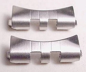 Brand New Omega 'Seamaster' Stainless Steel Replacement Band Ends - Picture 1 of 2