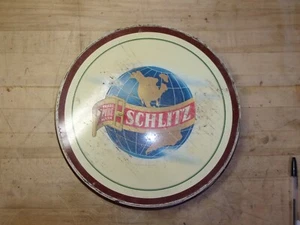 vintage schlitz beer metal tray the beer that made milwaukee famous - Picture 1 of 11