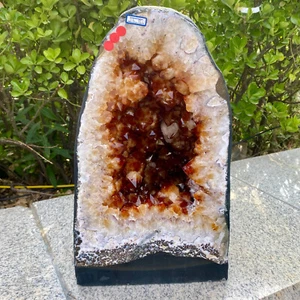 52,53 Pfund natürliche Citrin Geode Quarz Höhle Kristall Kathedralen Probe Heilung - Bild 1 von 13