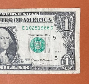 October 25, 1966 ( E 10251966 C ) Birthday Note $1 One Dollar Bill - Picture 1 of 3