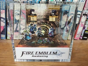 Fire Emblem Chrom vs Marth Handmade Diorama-Gameboy Gaming/Retro Cube -Fanart - Picture 1 of 5