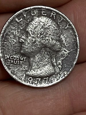 1977 Washington Quarters 5.34 gr. Error Rare Coin - Image 1 of 4