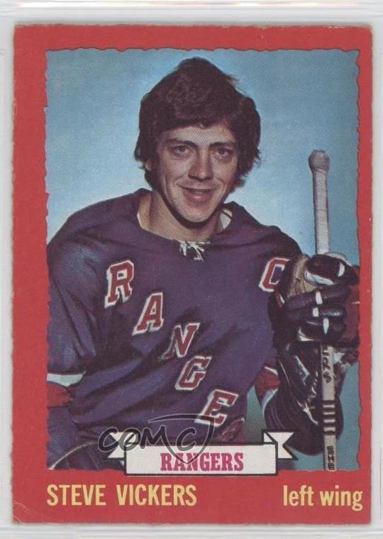1973-74 O-Pee-Chee Dark Back Steve Vickers #57