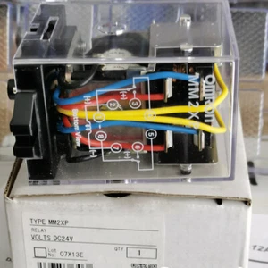 2Pcs OMRON MM2XP-24VDC Electromagnetic Relay NEW - Picture 1 of 1