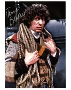 Doctor Who Autograph: TOM BAKER (The Fourth Doctor) Signed Photo - Picture 1 of 1