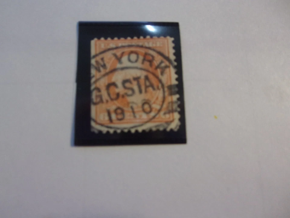 USA Used, 1908-09 Issue, Scott #336, 6 Cent Washington, Perf 12 DL WTMK, - Image 1 of 1