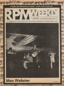 RPM Wochenmagazin 28. August 1976 Kim Mitchell Max Webster BTO George Olliver - Bild 1 von 2