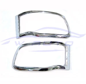 CHROME COVER FRONT HEAD LIGHT LAMP TRIM FOR TOYOTA COMMUTER HIACE 2011-2014 - Picture 1 of 7